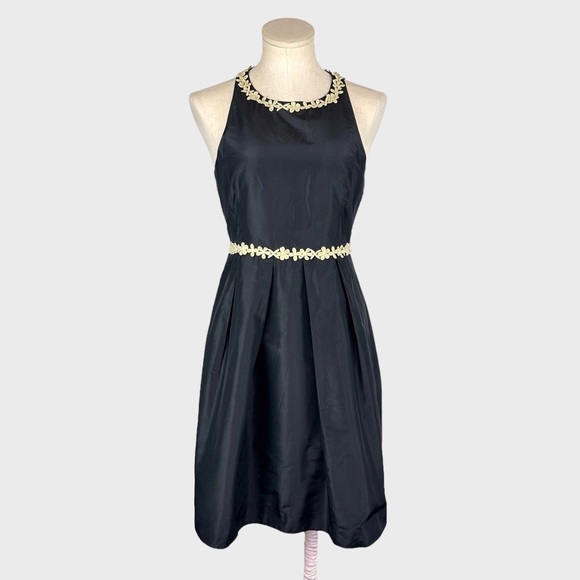 J. Crew Dresses & Skirts - J Crew Petite Melinda Trimmed Taffeta Dress